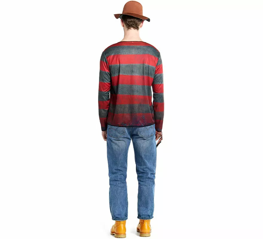 Translation missing: it.Disfraz de Asesino de Pesadilla con Sombrero para hombre