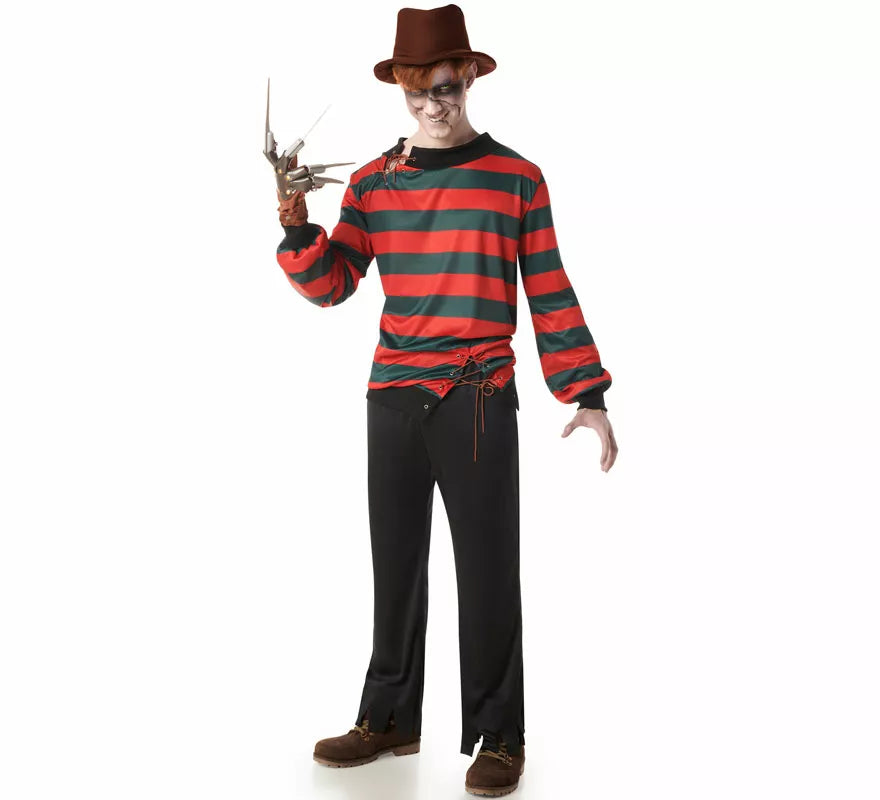 Translation missing: it.Disfraz de Asesino de Pesadilla con Sombrero para hombre