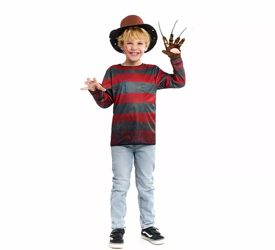Translation missing: it.Disfraz de Asesino de Pesadilla con Sombrero para niño