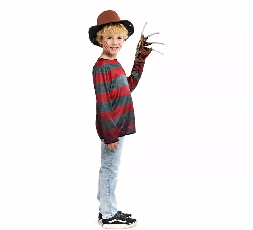 Translation missing: it.Disfraz de Asesino de Pesadilla con Sombrero para niño