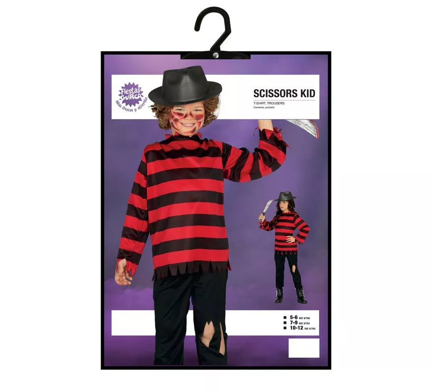 Translation missing: it.Disfraz de Asesino de Pesadilla para niño