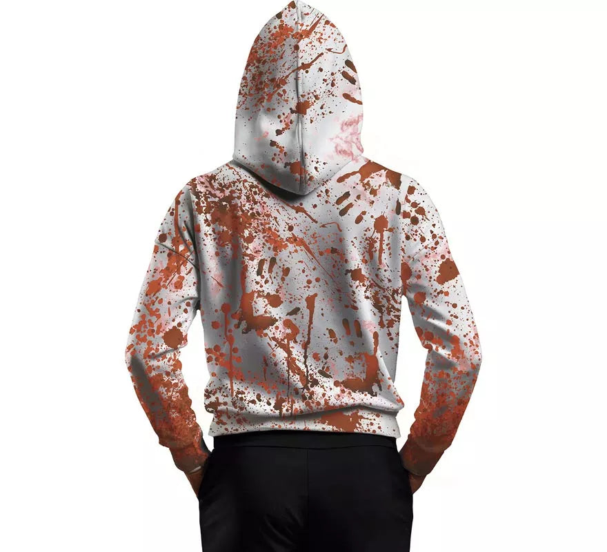 Translation missing: it.Disfraz de Asesino Sangriento con Sudadera y Máscara para adulto