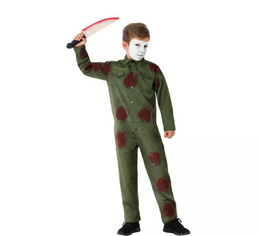 Translation missing: it.Disfraz de Asesino Verde para niño