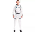 Disfraz de Astronauta blanco con Insignia para hombre