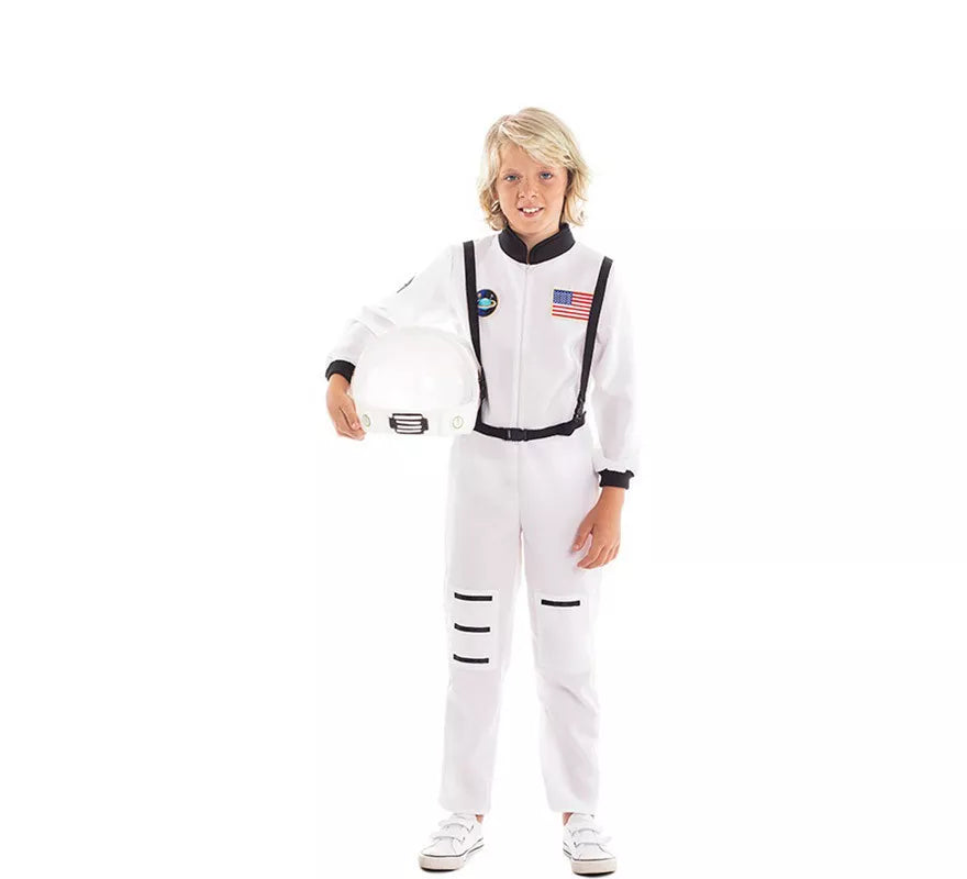 Translation missing: it.Disfraz de Astronauta Blanco para niño