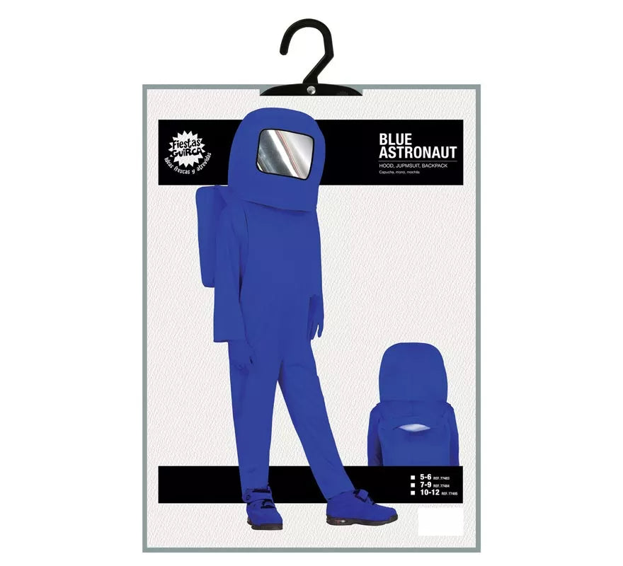 Translation missing: it.Disfraz de Astronauta Impostor Azul para niños