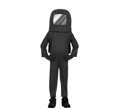 Costume da astronauta impostore nero per bambino