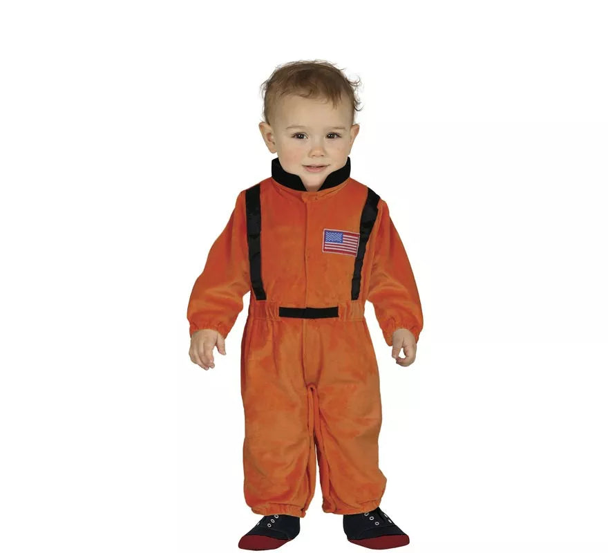 Translation missing: es.Disfraz de Astronauta naranja para bebé