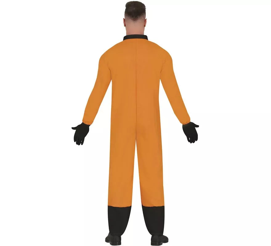 Translation missing: it.Disfraz de Astronauta Naranja para hombre
