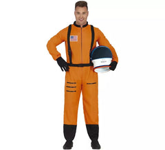 Costume da astronauta arancione per uomo