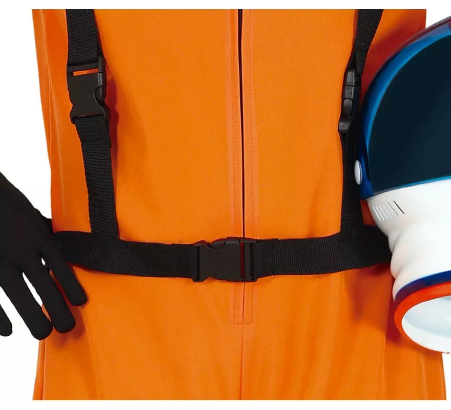 Translation missing: it.Disfraz de Astronauta Naranja para hombre