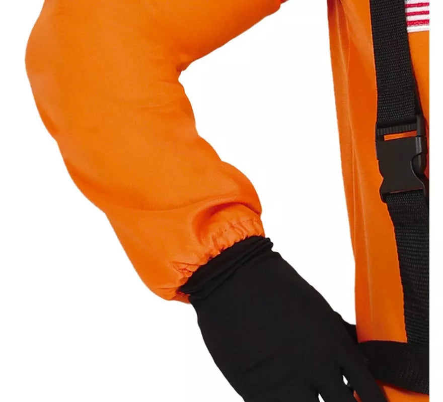 Translation missing: it.Disfraz de Astronauta Naranja para hombre