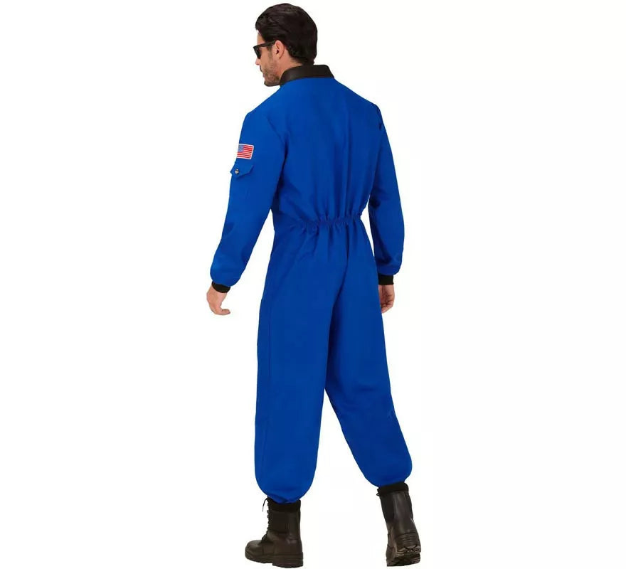 Translation missing: it.Disfraz de Astronauta Space azul para hombre