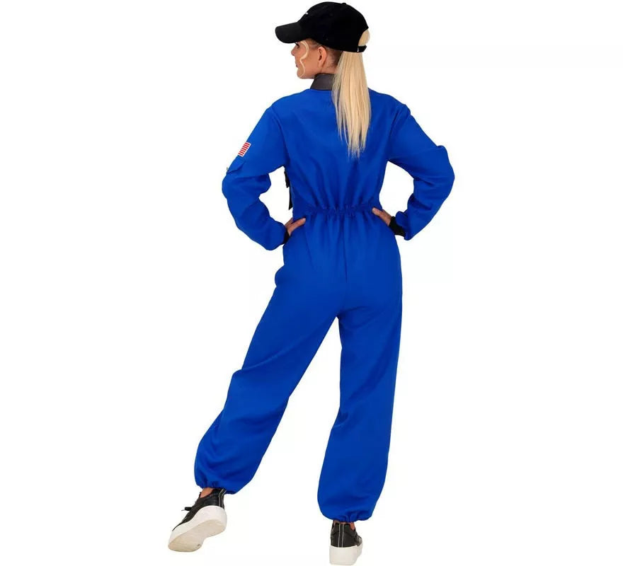 Translation missing: it.Disfraz de Astronauta Space azul para mujer