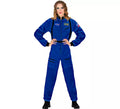 Disfraz de Astronauta Space azul para mujer