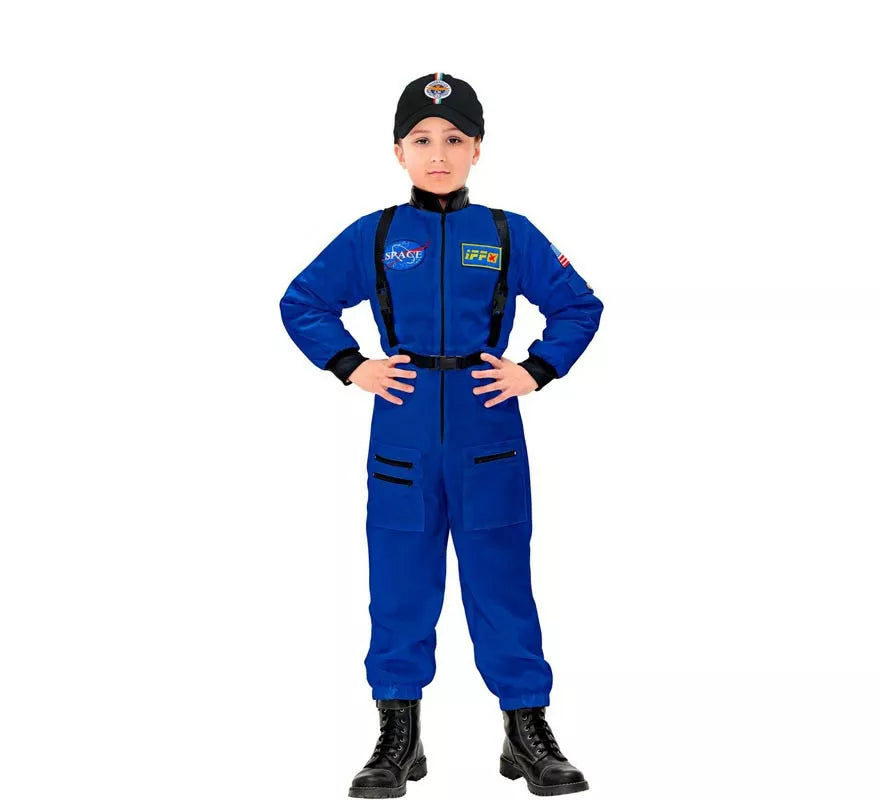 Translation missing: it.Disfraz de Astronauta Space azul para niños y adolescentes