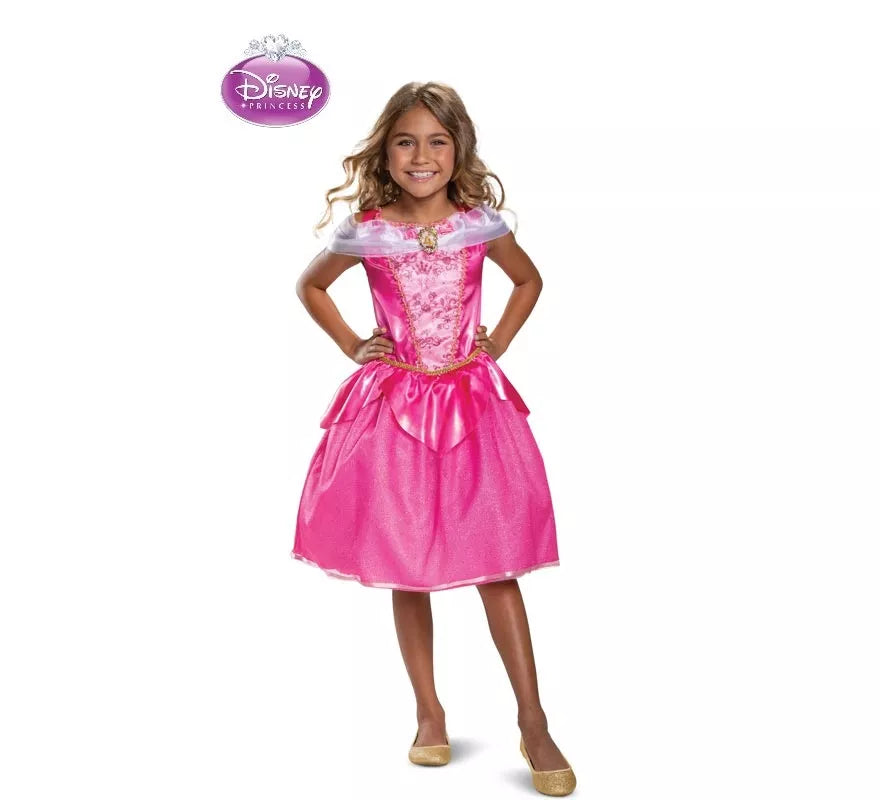 Translation missing: it.Disfraz de Aurora La Bella Durmiente Deluxe para niña