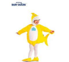 Disfraz de Baby Shark amarillo con capucha para bebé y niños