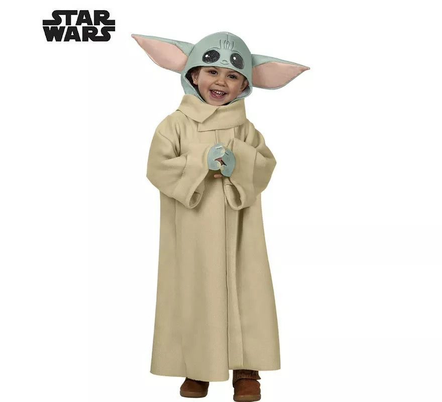 Translation missing: it.Disfraz de Baby Yoda clásico Star Wars para niños