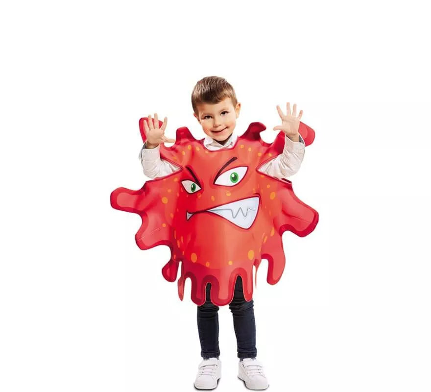 Translation missing: it.Disfraz de Bacteria roja para niños