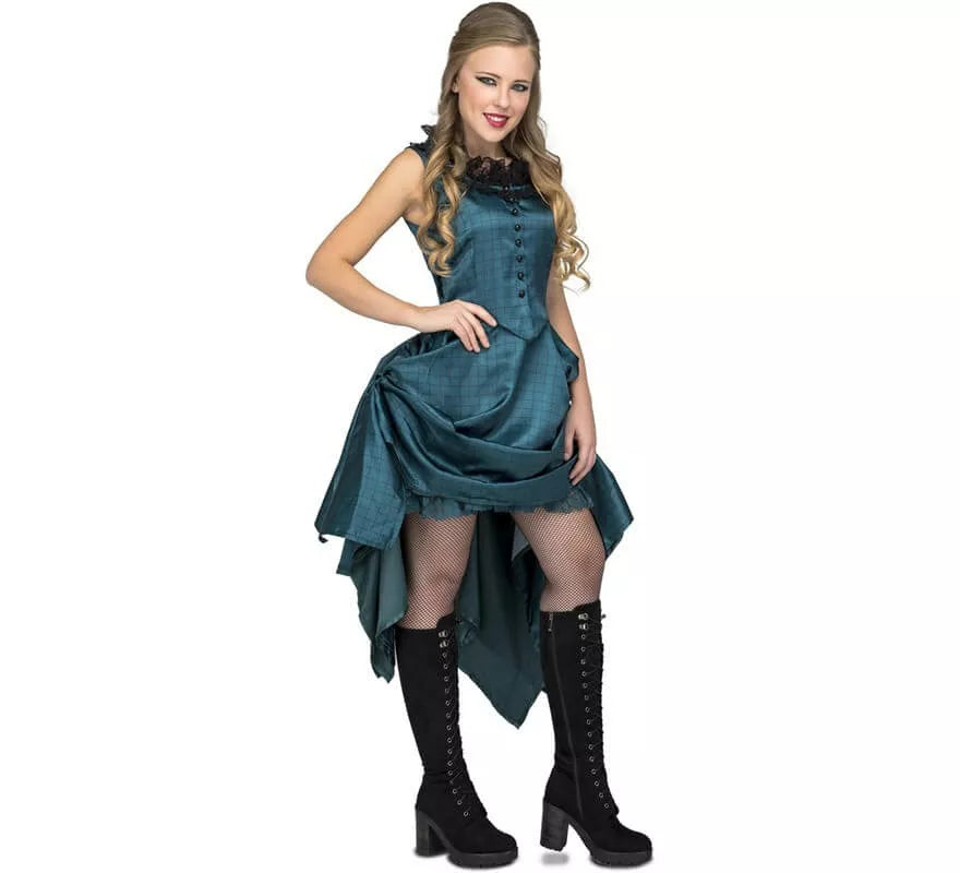 Translation missing: it.Disfraz de Bailarina Azul de Salón para mujer