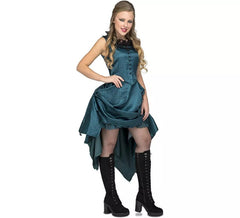 Costume da ballerina blu per donna