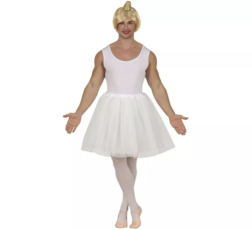 Translation missing: it.Disfraz de Bailarina blanca para hombre