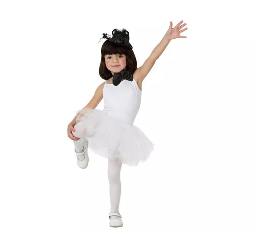 Translation missing: it.Disfraz de Bailarina Blanco para Niña
