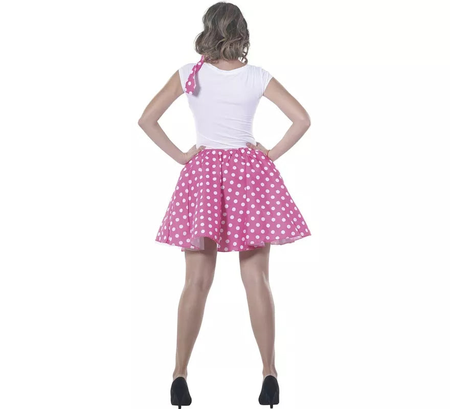 Translation missing: es.Disfraz de Bailarina Pin up rosa para mujer