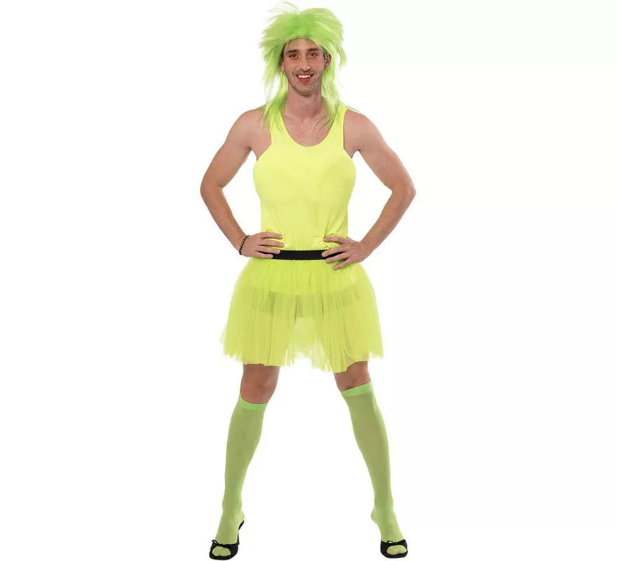 Translation missing: it.Disfraz de Bailarina verde para hombre