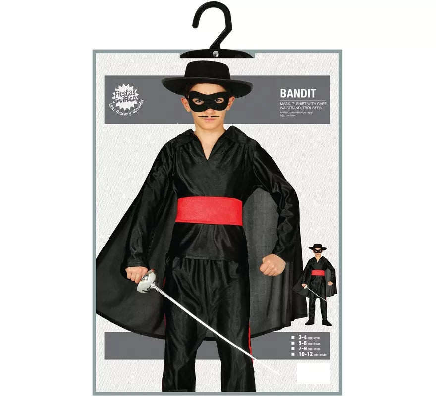 Translation missing: es.Disfraz de Bandido Enmascarado para niño