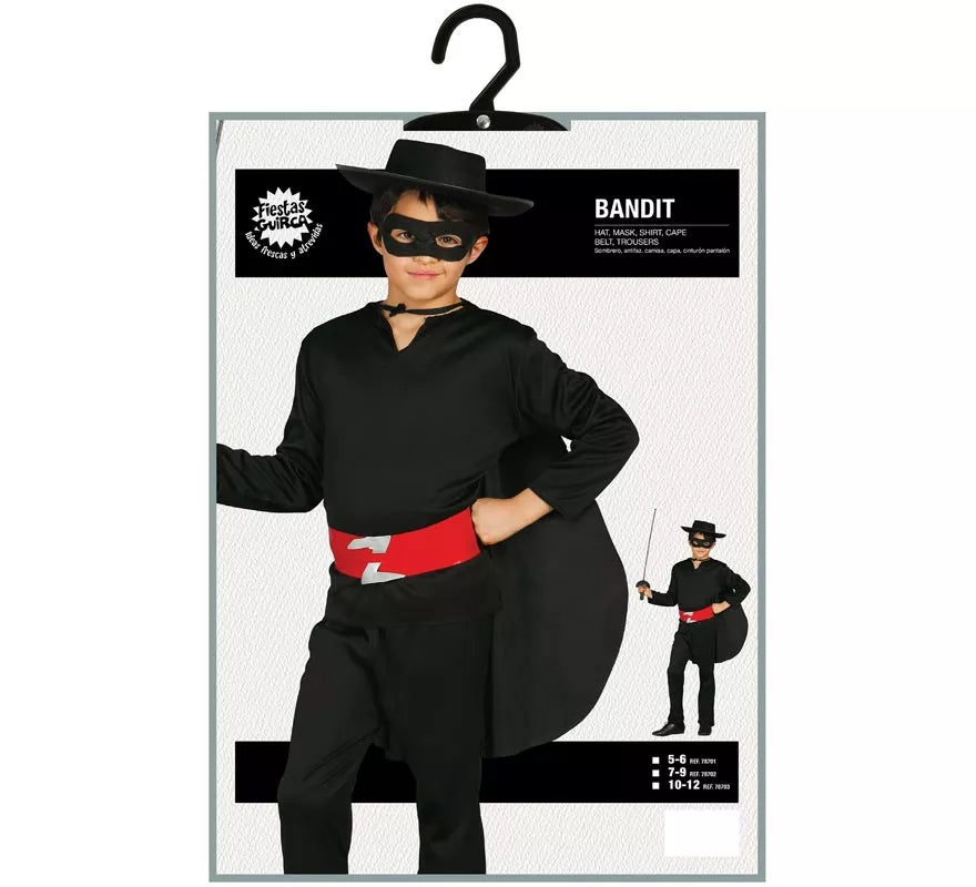 Translation missing: it.Disfraz de Bandido Enmascarado para niño