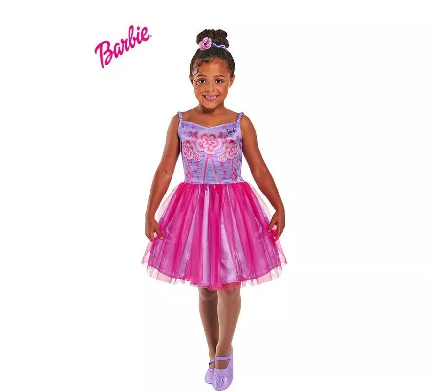 Translation missing: it.Disfraz de Barbie Ballerina clásica con tocado para niña