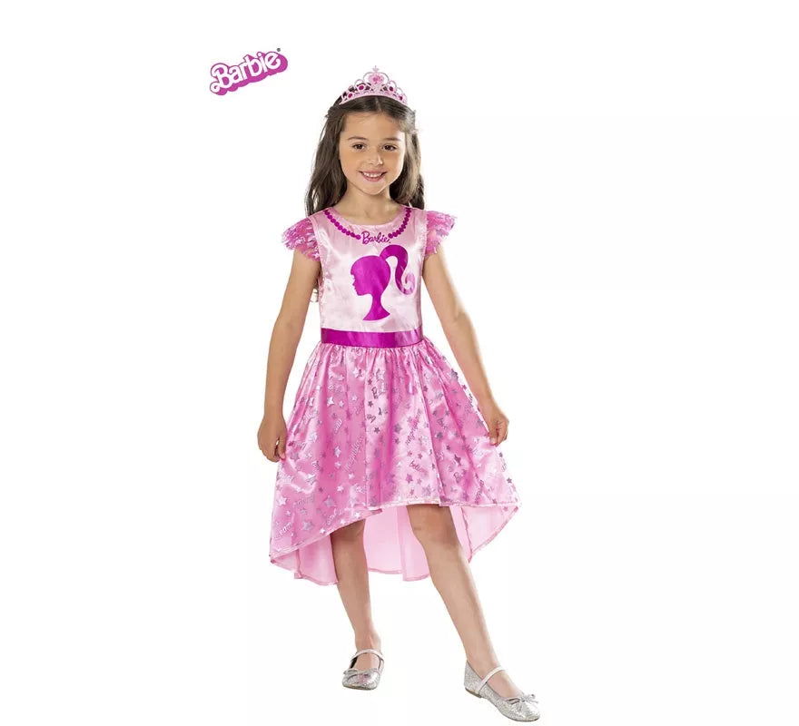 Translation missing: it.Disfraz de Barbie Princesa con Tiara para niña