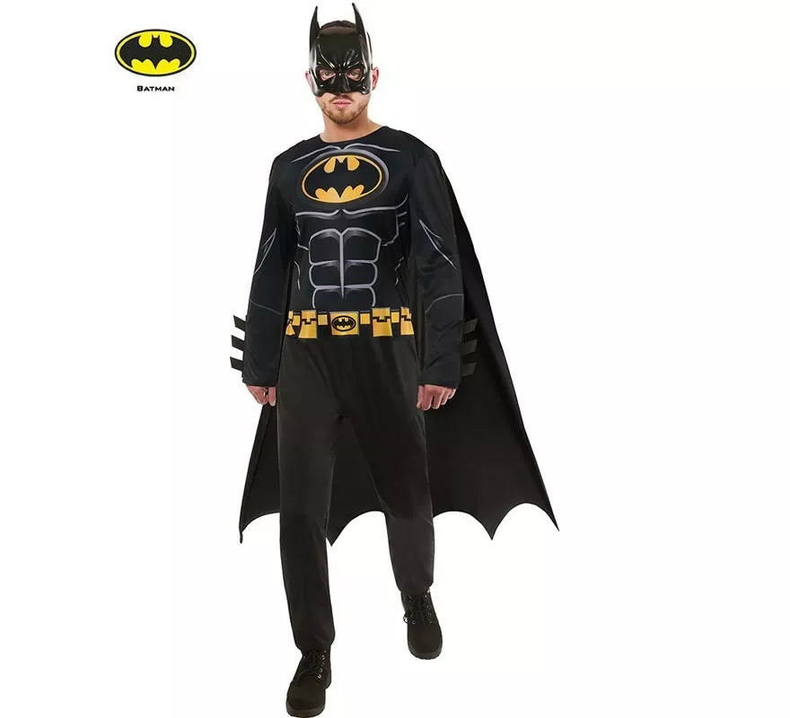 Translation missing: it.Disfraz de Batman Núcleo negro Opp con máscara para hombre
