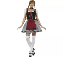 Costume bavarese nero per una donna