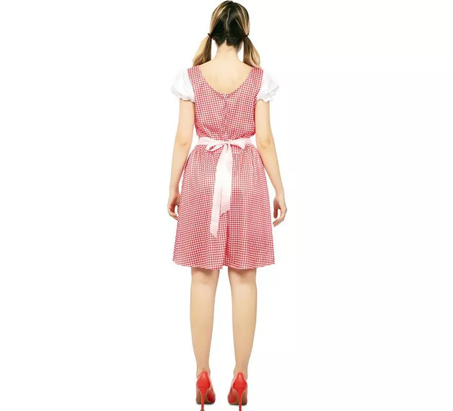 Translation missing: it.Disfraz de Bávara vestido rosa y verde para mujer
