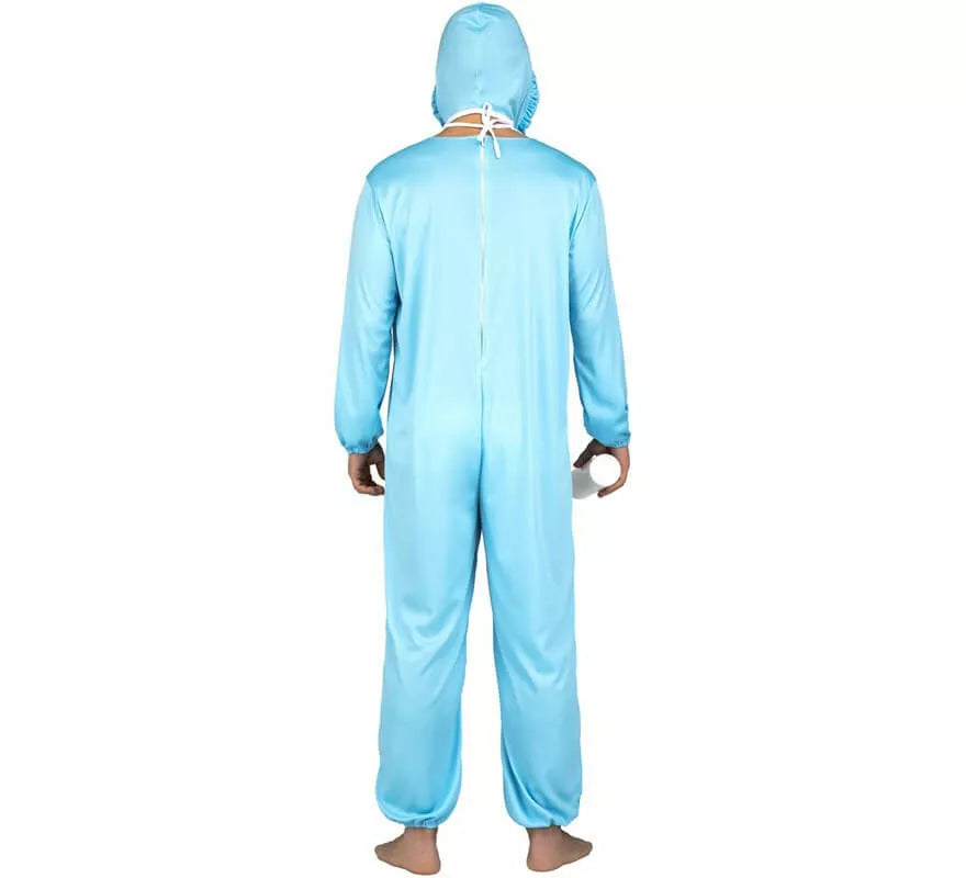 Translation missing: it.Disfraz de Bebé Azul para hombre