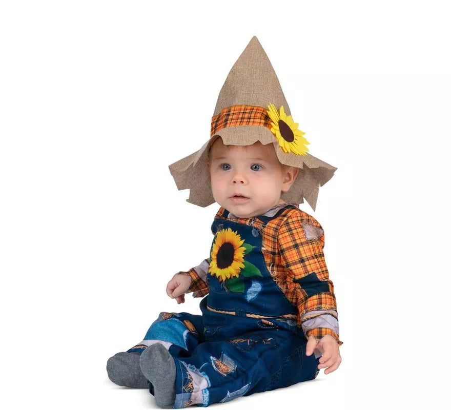 Translation missing: es.Disfraz de Bebé Espantapájaros con gorro para bebé y niño