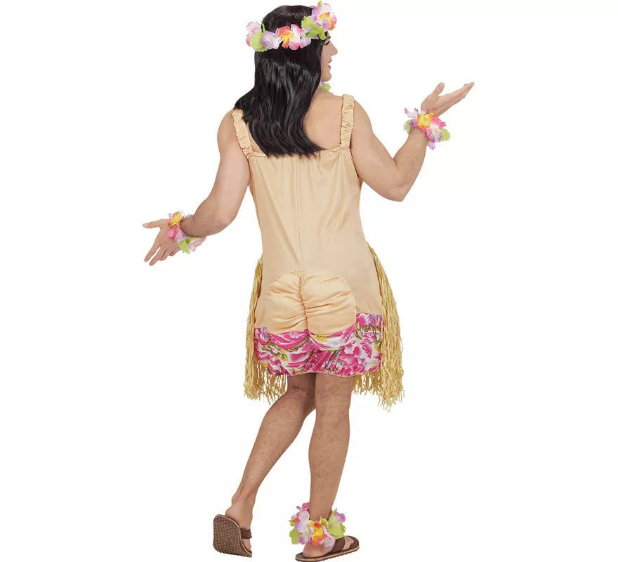 Translation missing: it.Disfraz de Belleza Hawaiana con Falda para hombre