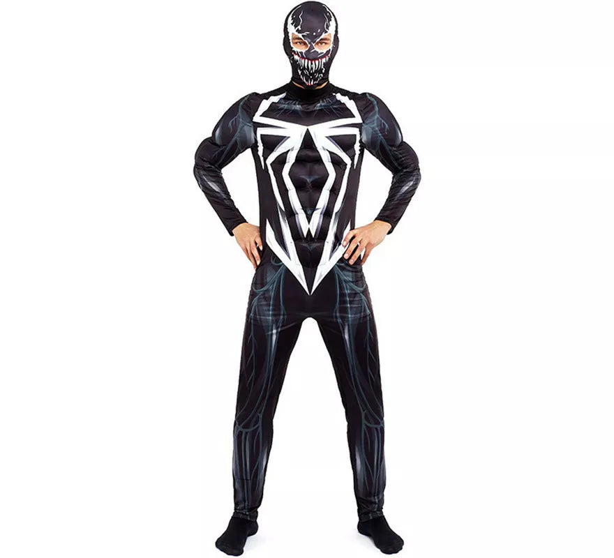 Translation missing: es.Disfraz de Black Spider Maligno para hombre