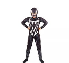 Costume da ragno nero malvagio per bambino