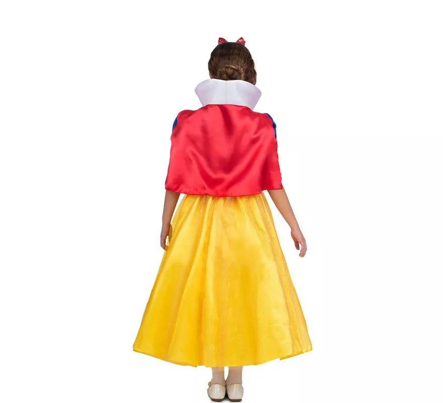 Translation missing: es.Disfraz de Blancanieves con diadema y capa para niña
