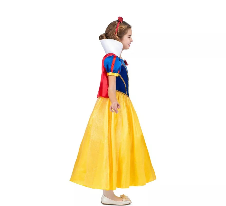 Translation missing: es.Disfraz de Blancanieves con diadema y capa para niña