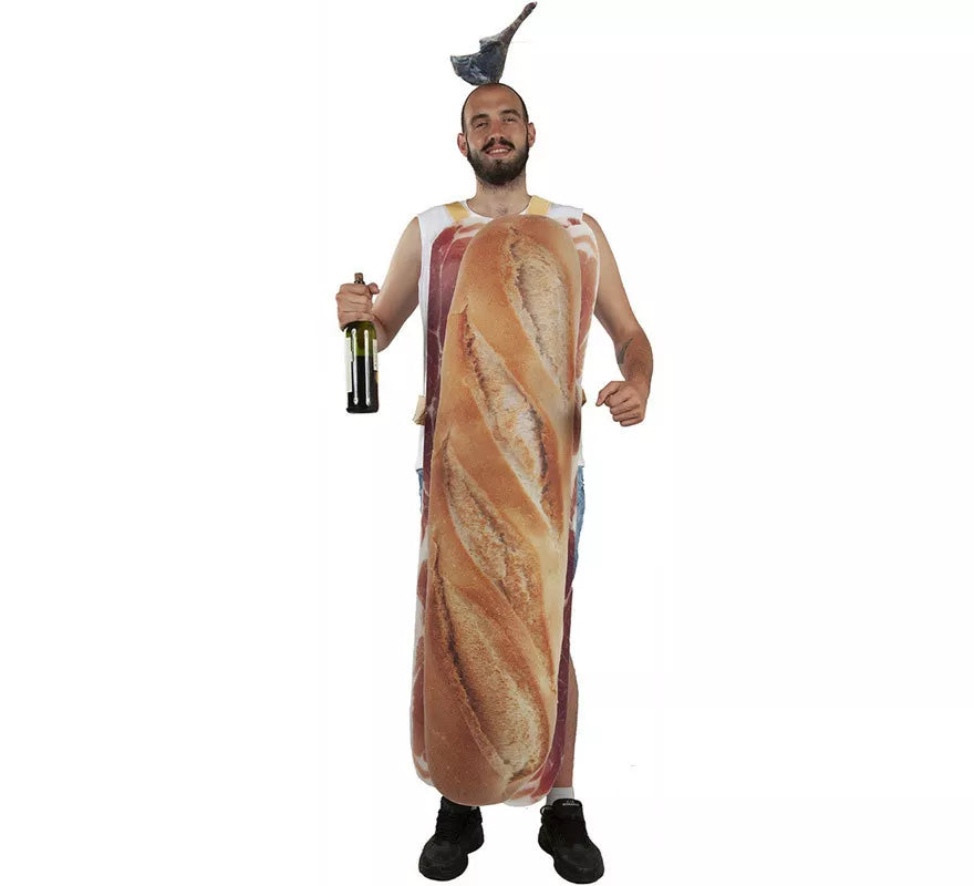 Translation missing: it.Disfraz de Bocadillo Jamón 130 cm. para adultos