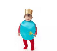 Costume da ballo di Natale celeste