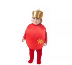 Costume da palla di Natale rossa per bambino