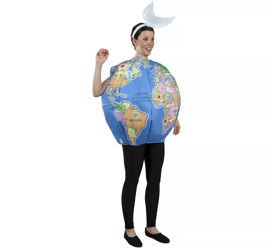 Translation missing: it.Disfraz de Bola del Mundo para adultos