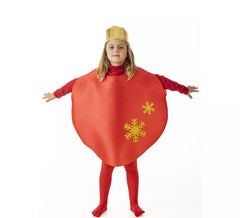 Costume da palla di Natale rossa per bambini
