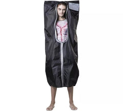 Costume da borsa per cadavere per un uomo